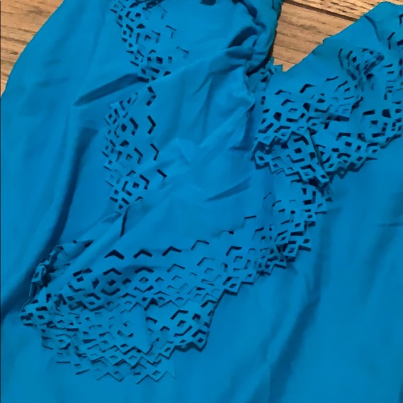 Jessica Simpson One Piece Fringe Bathing Suit - Picture 5 of 8